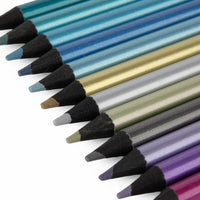 Les Cometes Filantes 12 Metallic Coloured Pencils