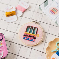 Sardines Cross Stitch Kit