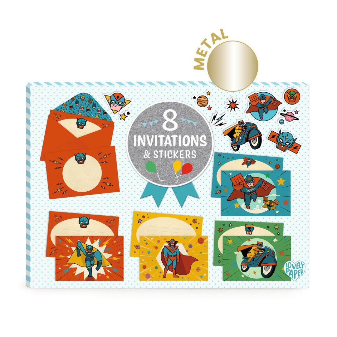 Letter Box Invitation Set – Pow! Bang! - Parkette.