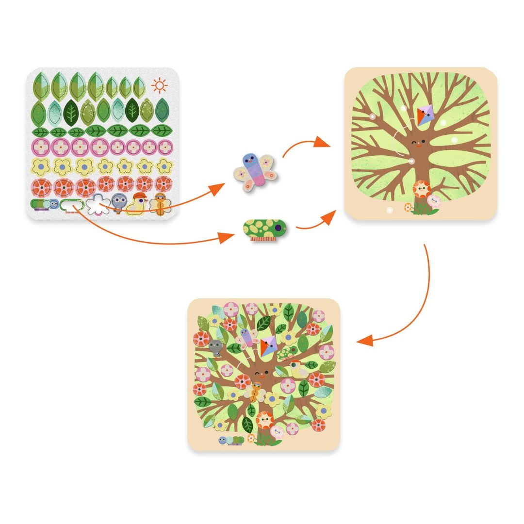 Through The Seasons Felt Collage Kit - Parkette.