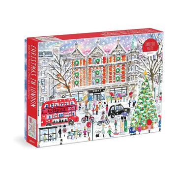 Michael Storrings Christmas in London – 500 Piece Jigsaw Puzzle - Parkette.