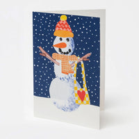 'Make Your Own Christmas Cards' Snowman Set - Parkette.
