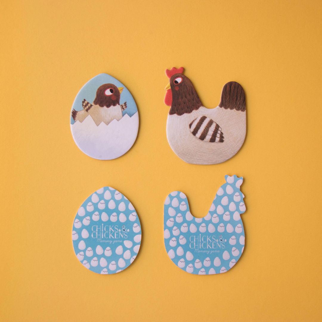 Chicks and Chickens Memory Game - Parkette.