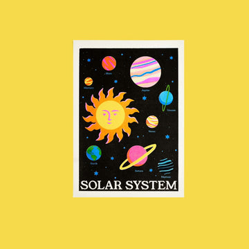 Naomi Wilkinson Solar System Riso Print - Parkette.