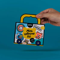 OMY Mini Pocket Colouring Kit - Animals