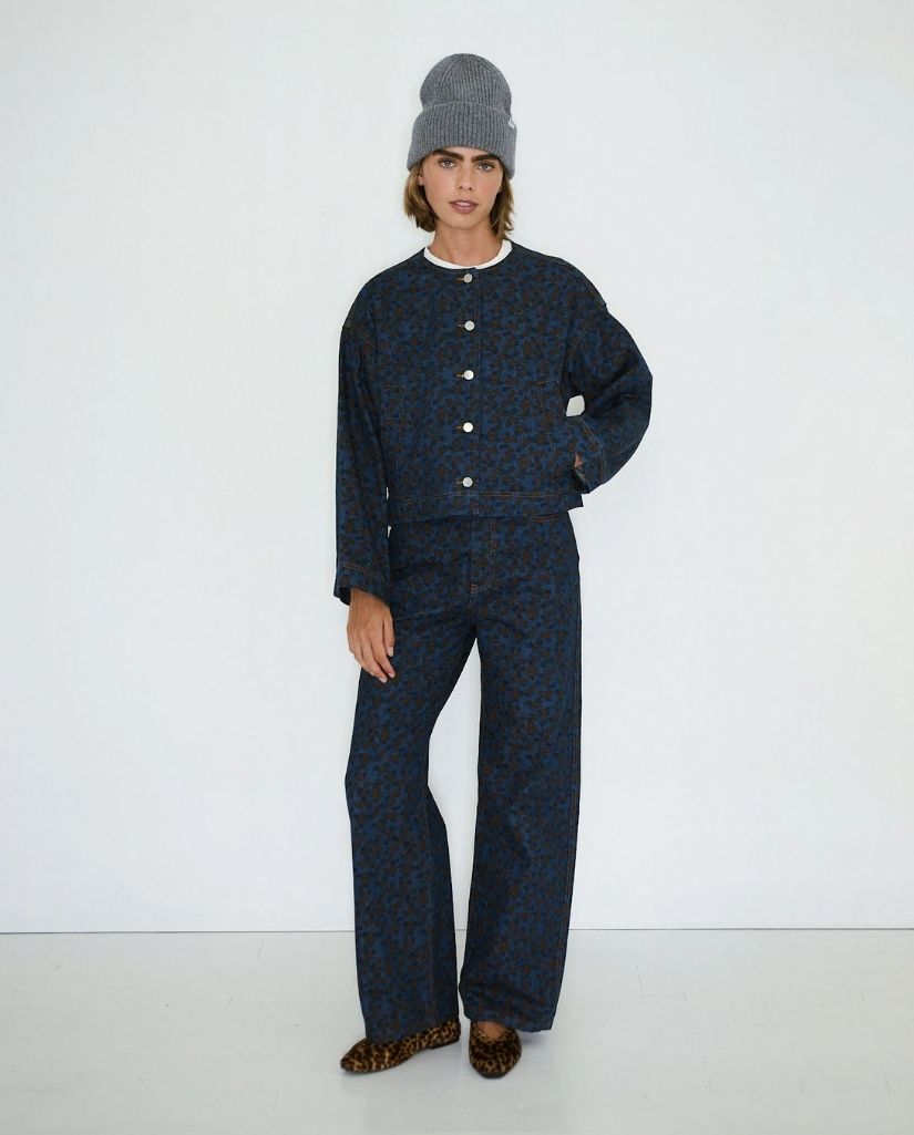 Berta Flowers Denim