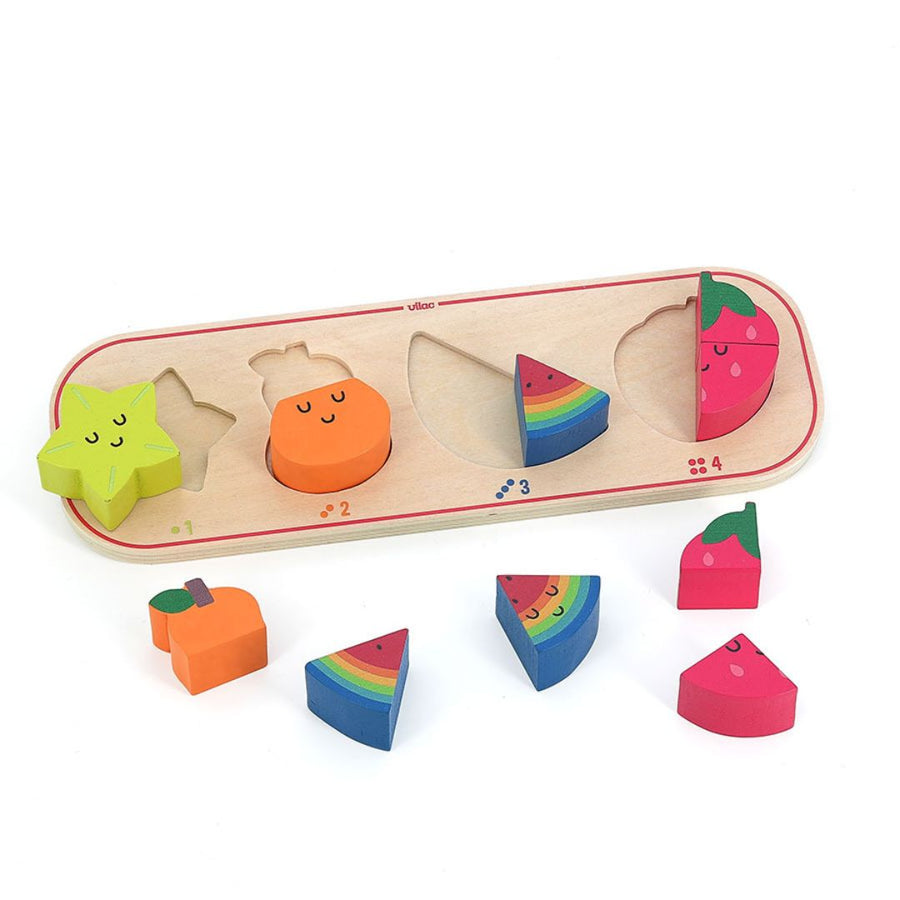 1, 2, 3 and 4 Andy Westface Fruits Early Learning Puzzle - Parkette.