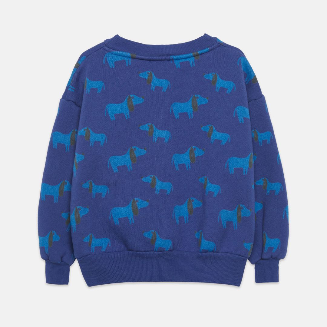 Blue Dog All Over Sweatshirt - Parkette.