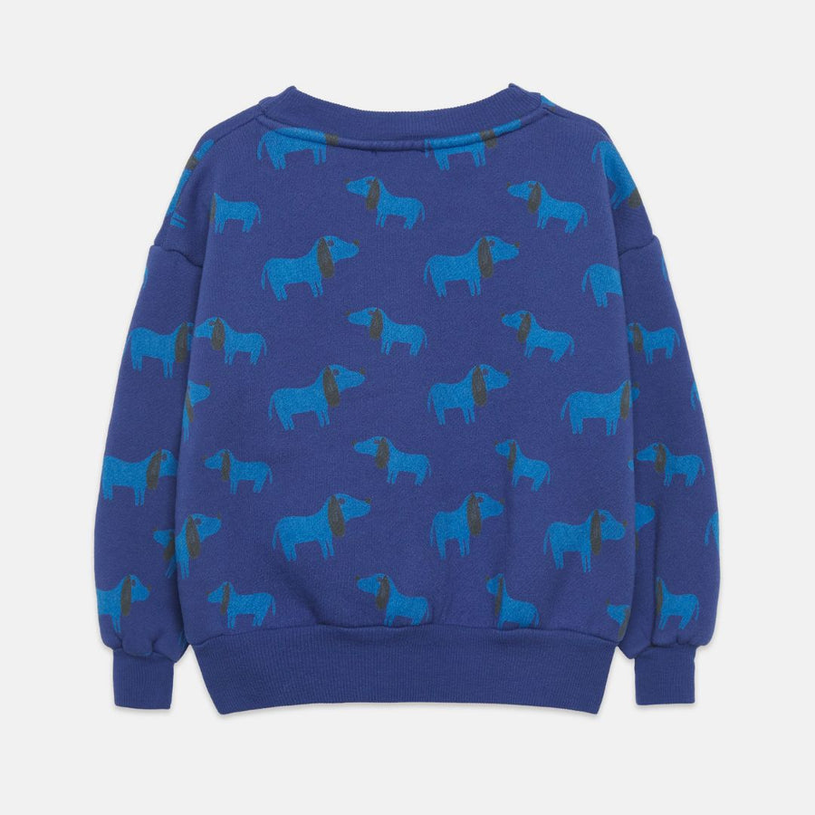 Blue Dog All Over Sweatshirt - Parkette.