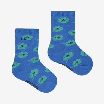 Baby Lucky Clover All Over Long Socks - Parkette.
