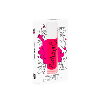 Nailmatic Kids Raspberry Rollette Lip Gloss - Parkette.
