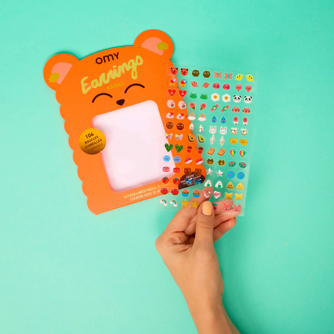 Kids Sticker Earrings - Kawaii - Parkette.