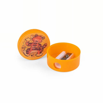 Les Petites Merveilles Lenticular Pencil Sharpener - Orange