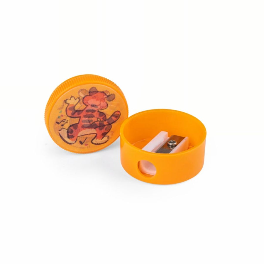 Les Petites Merveilles Lenticular Pencil Sharpener - Orange