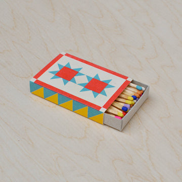 Quilt Risograph Printed Matchbox - Parkette.