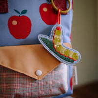 Embroidered Keychain - Caterpillar