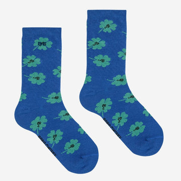 Kids Lucky Clover All Over Long Socks - Parkette.