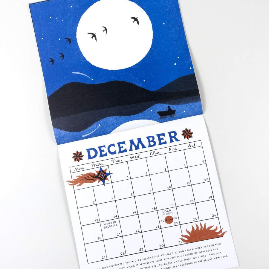 Moon Calendar: 2026 Wall Calendar - Parkette.
