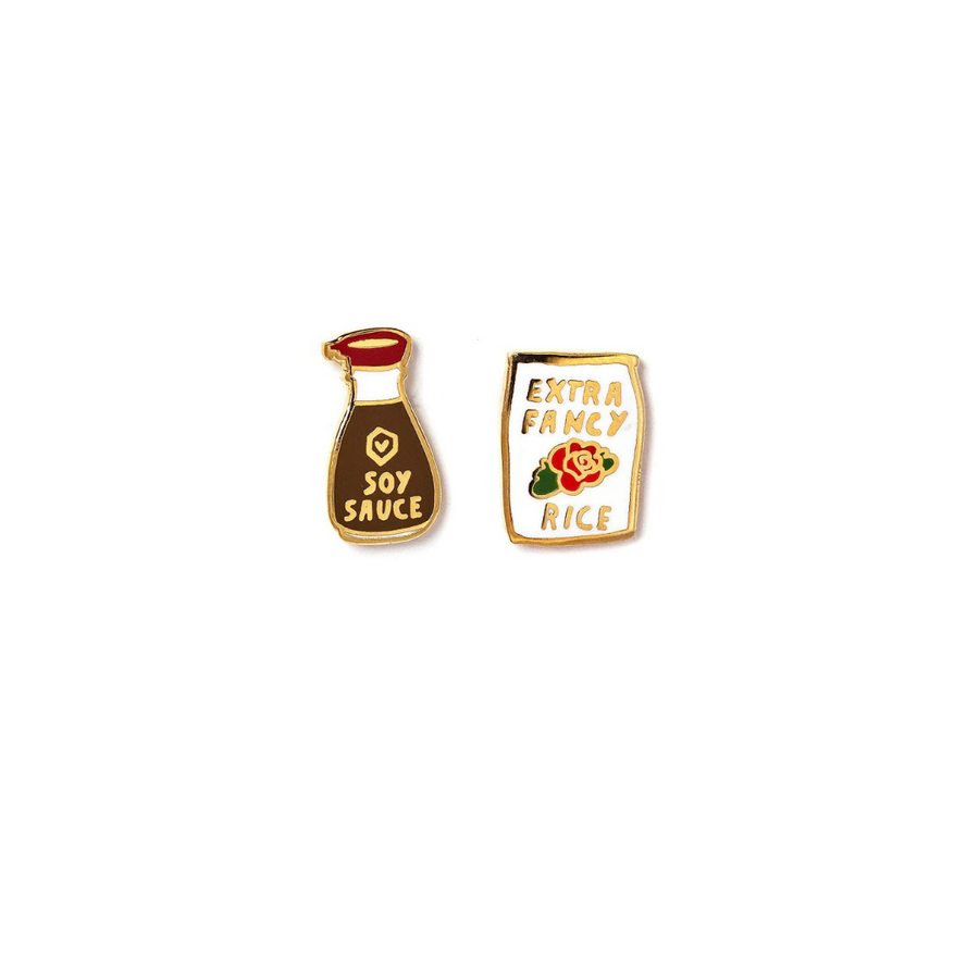 Soy Sauce & Rice Earrings - Parkette.