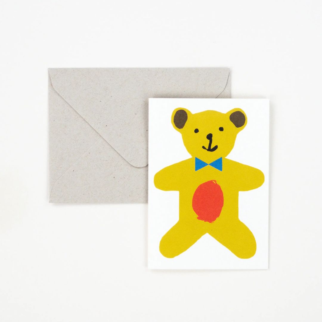 Little Teddy Bear Mini Greeting Card