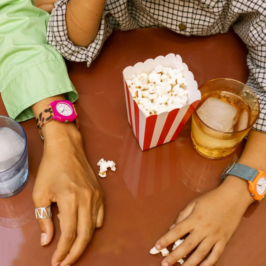 Mini Kyomo x Taxi Brousse Circus Watch in Denim and Green