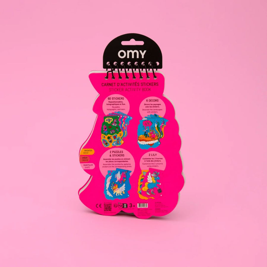 OMY Unicorn Sticker Book - Parkette.