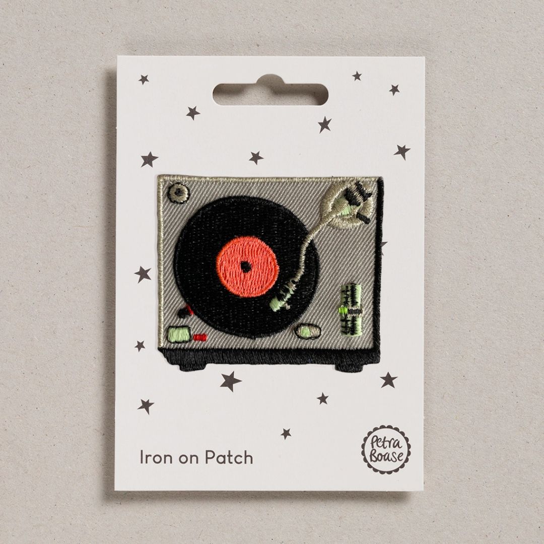 Iron-On Patch - Record Player - Parkette.
