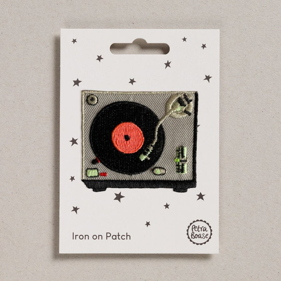 Iron-On Patch - Record Player - Parkette.