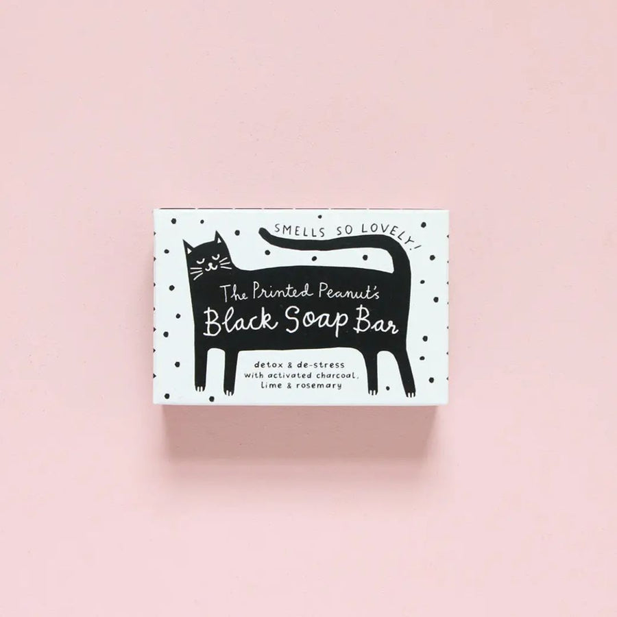 Black Cat Charcoal Natural Handmade Soap Bar