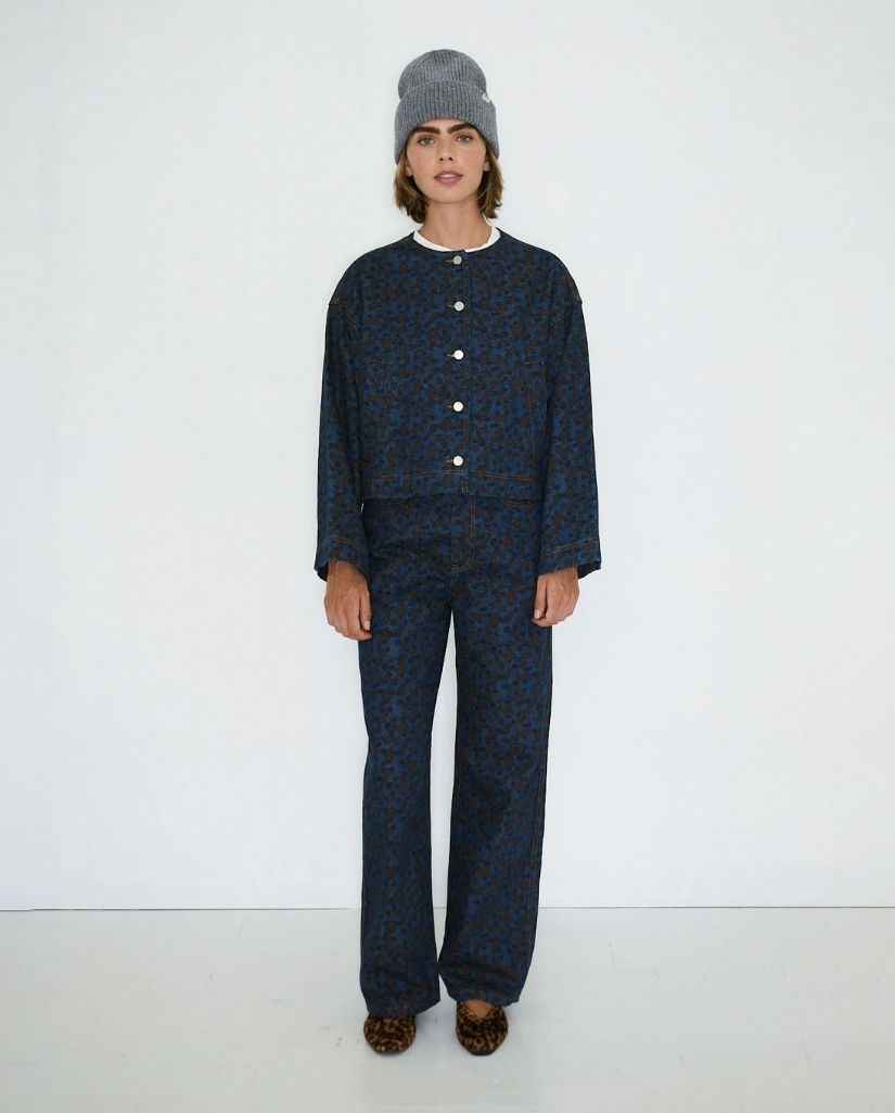 Berta Flowers Denim
