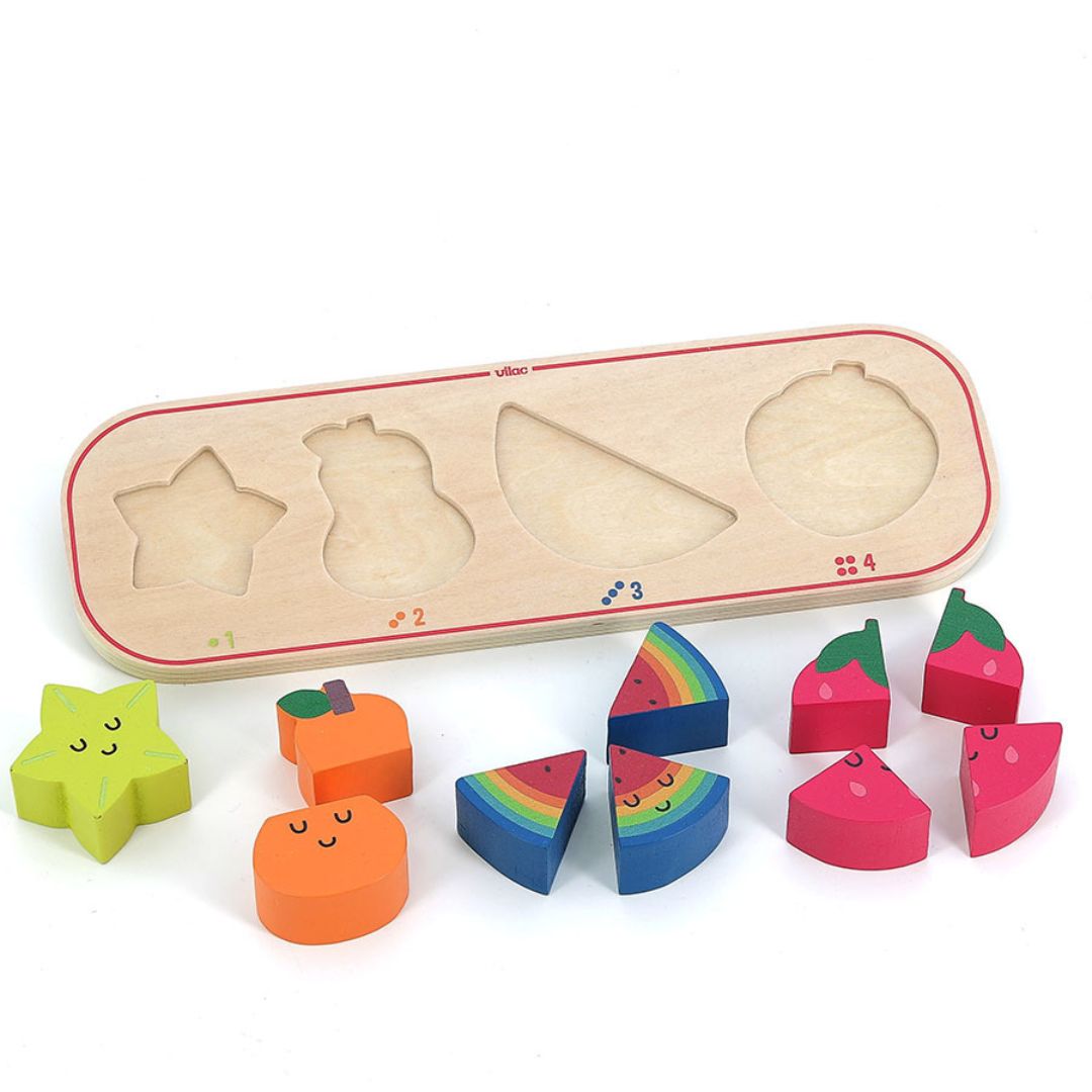 1, 2, 3 and 4 Andy Westface Fruits Early Learning Puzzle - Parkette.