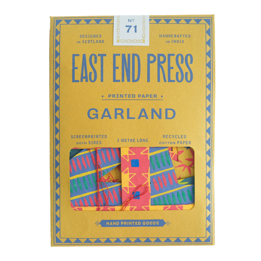 Bright Happy Birthday Sewn Garland - Parkette.
