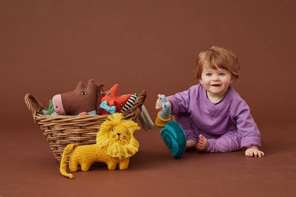 Wilfred Wolf - Cotton Toy - Parkette.
