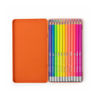 Les Schmouks 12 Neon Colouring Pencils