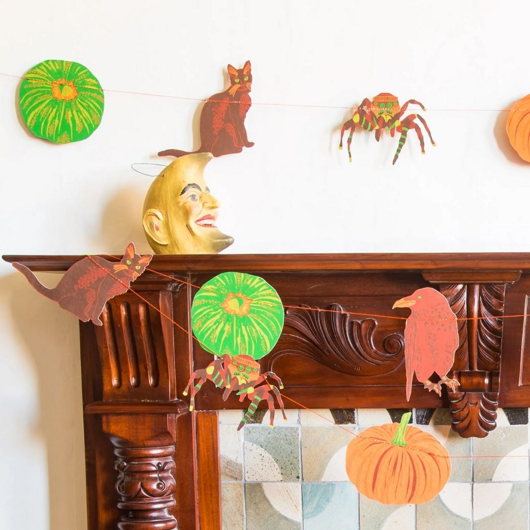 Pumpkin Sewn Garland - Parkette.