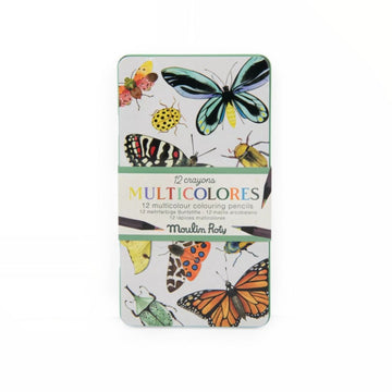 Tout Autour Du Monde 12 Multi-Coloured Pencils