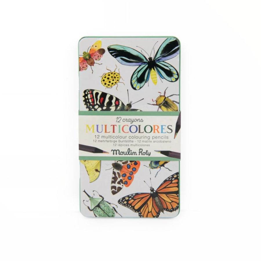 Tout Autour Du Monde 12 Multi-Coloured Pencils