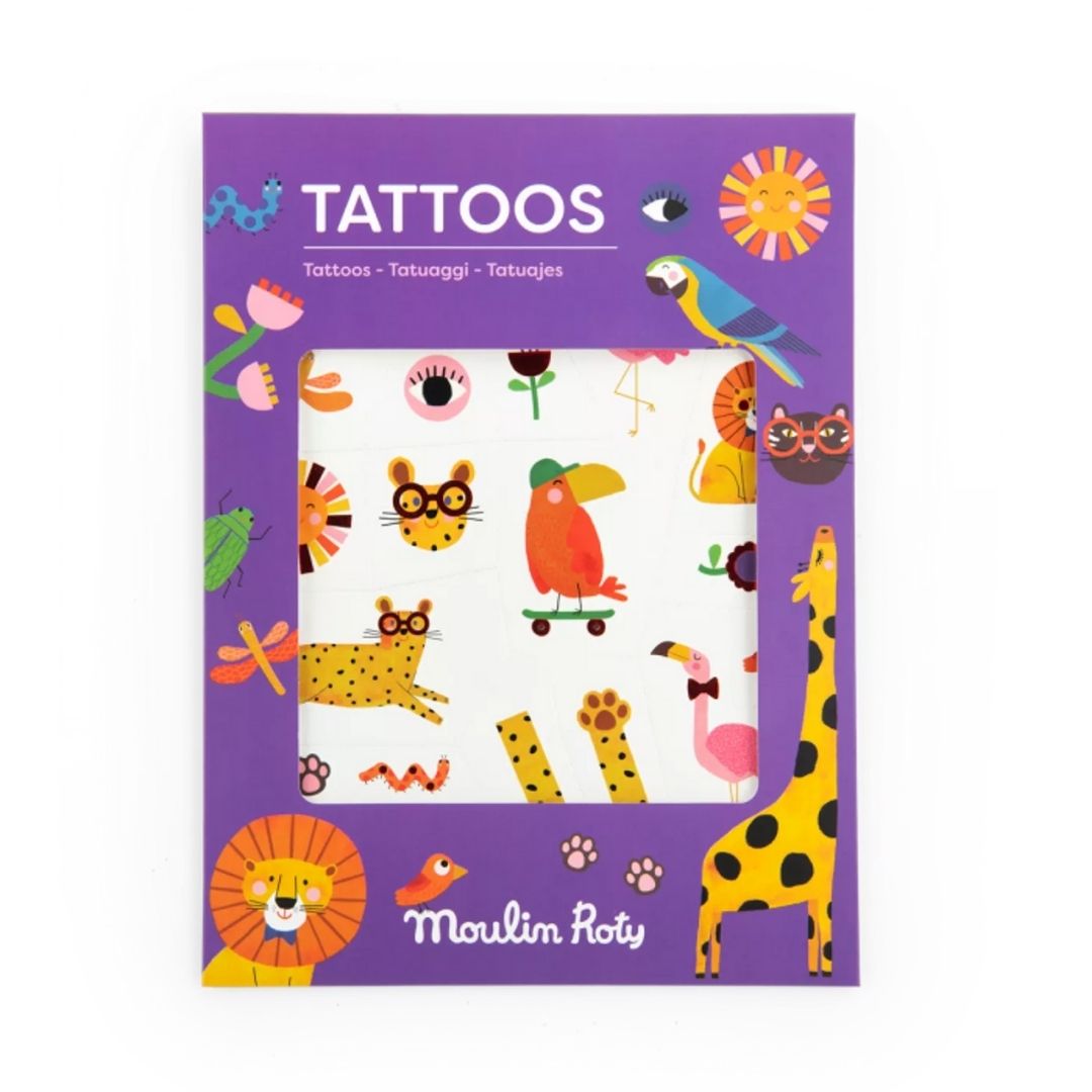 Les Toupitis Temporary Tattoos