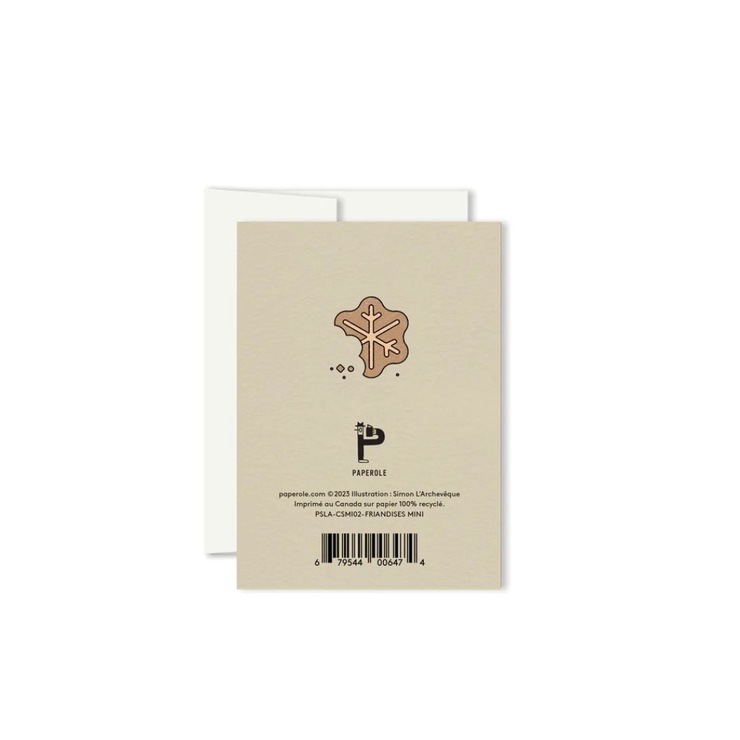 Friandises Mini Greeting Card