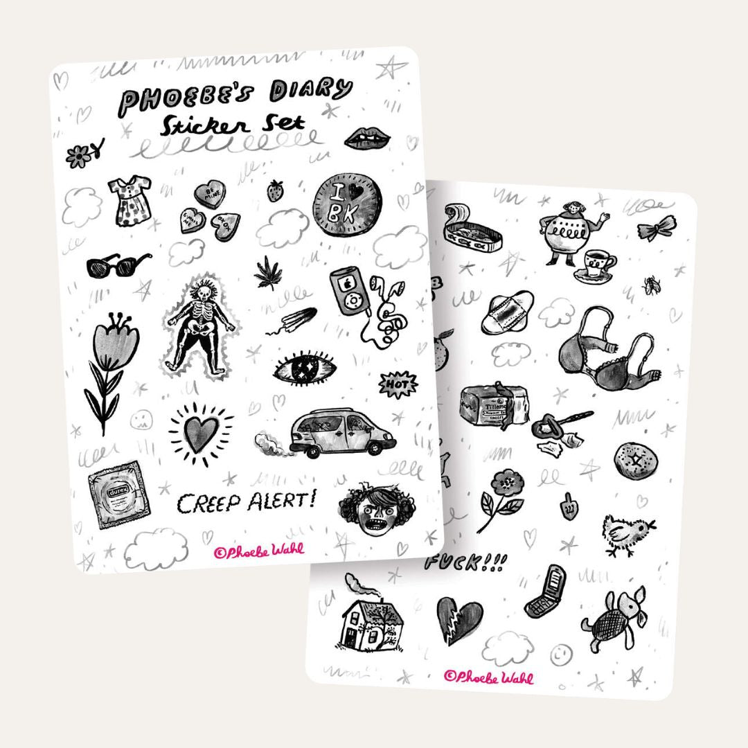 Phoebe Wahl Phoebe's Diary Sticker Set - Parkette.