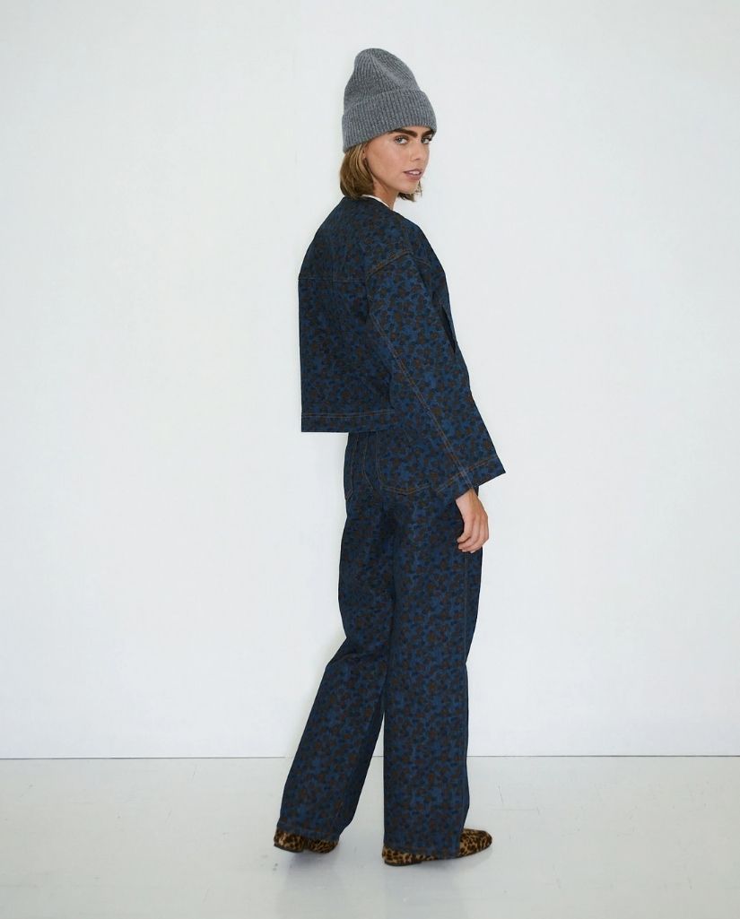 Berta Flowers Denim