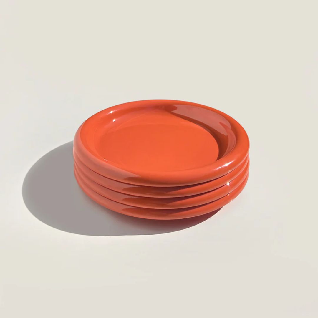 Rolli Side Plate in Poppy - Set of 4