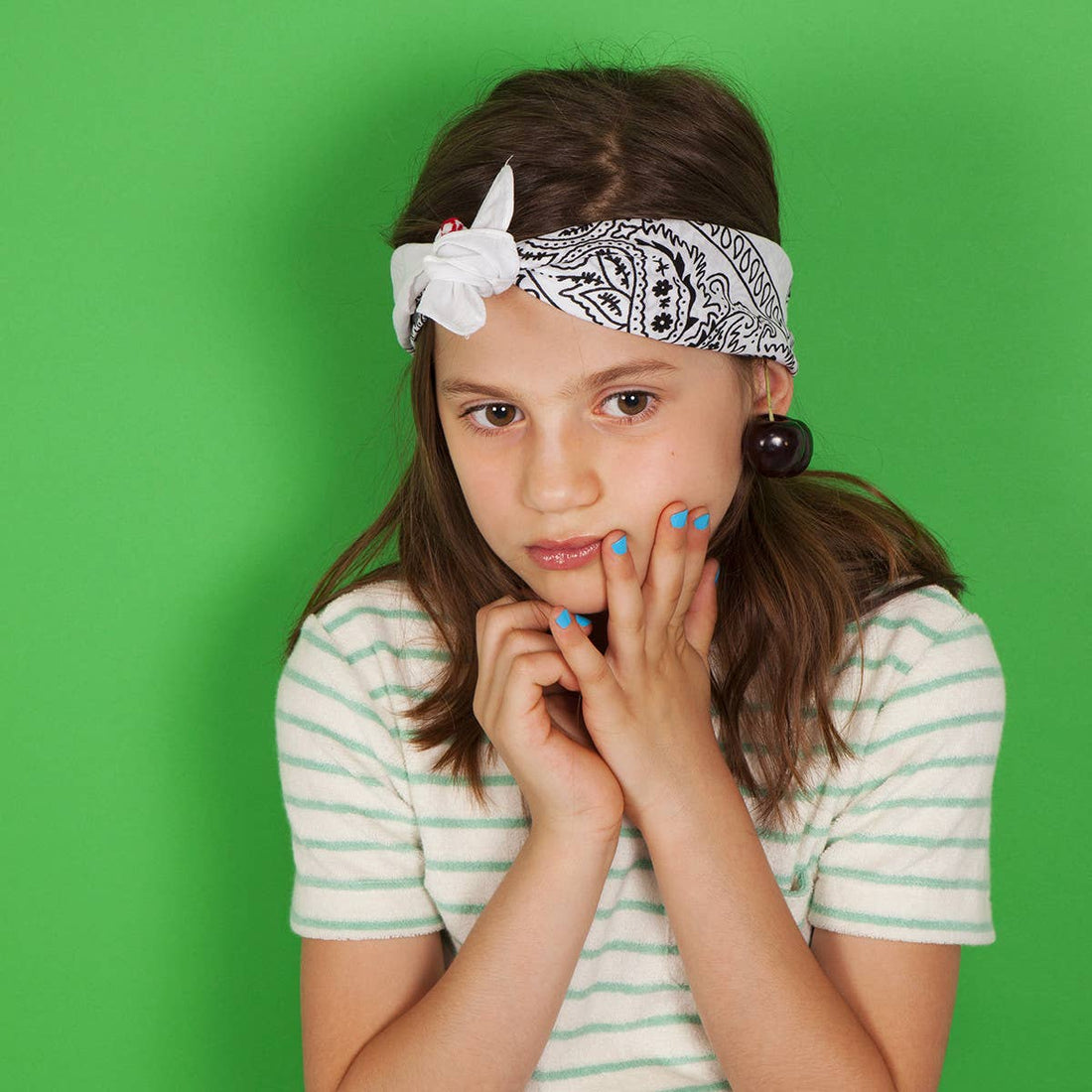 Nailmatic Kids Titi Neon Yellow Glitter Water-Based Nail Polish - Parkette.