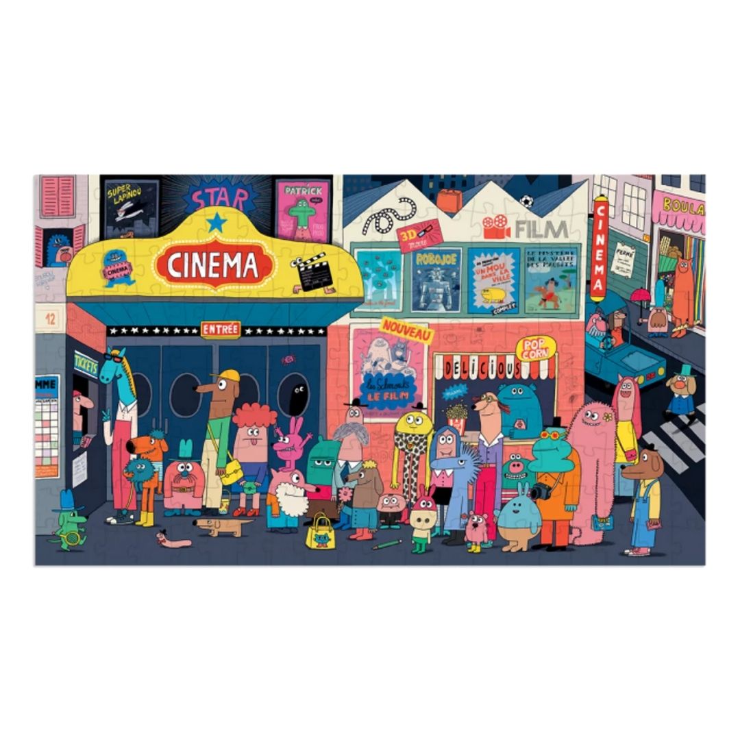 Les Schmouks Let’s Go to the Movies 200-Piece Puzzle