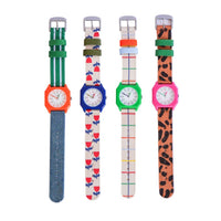 Mini Kyomo x Taxi Brousse Circus Watch in Denim and Green