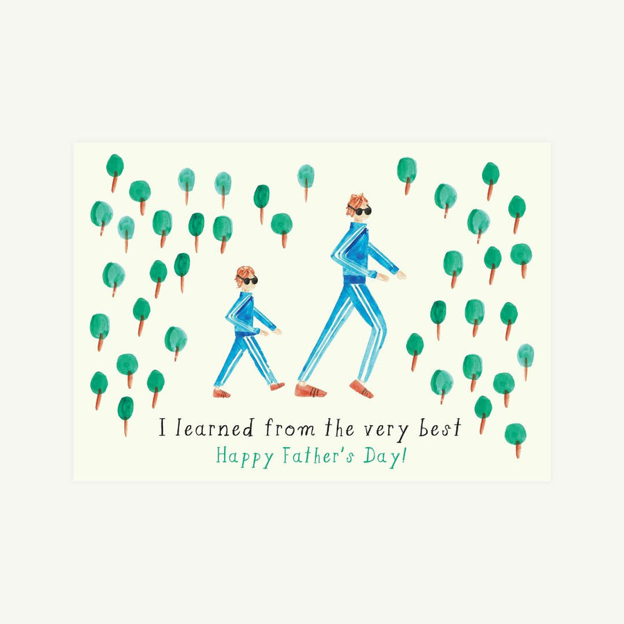 Like Father Like Son Greeting Card