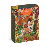 Nathalie Lété Fall Foxes 1000 Piece Puzzle - Parkette.