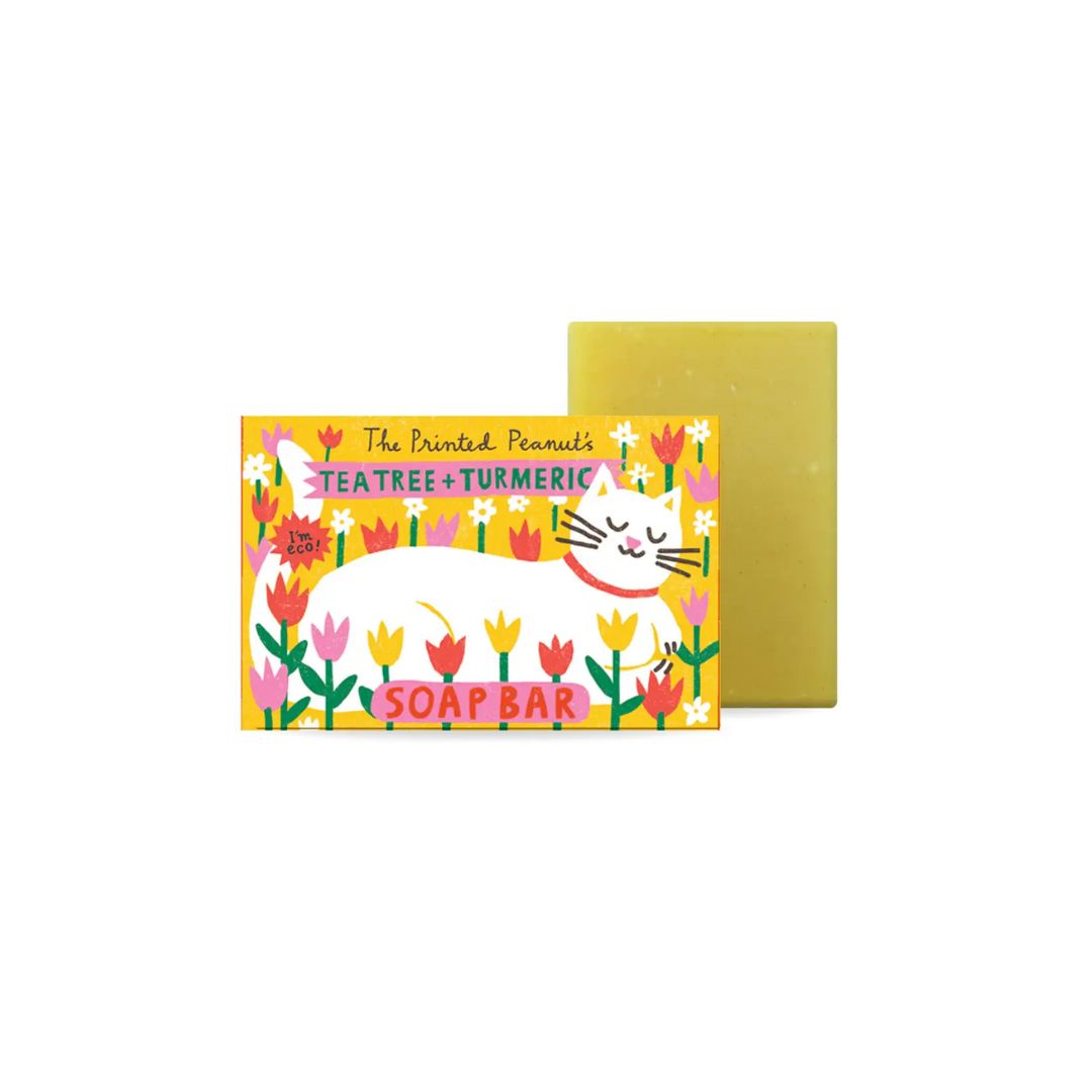 Tea Tree & Turmeric Natural Handmade Soap Bar