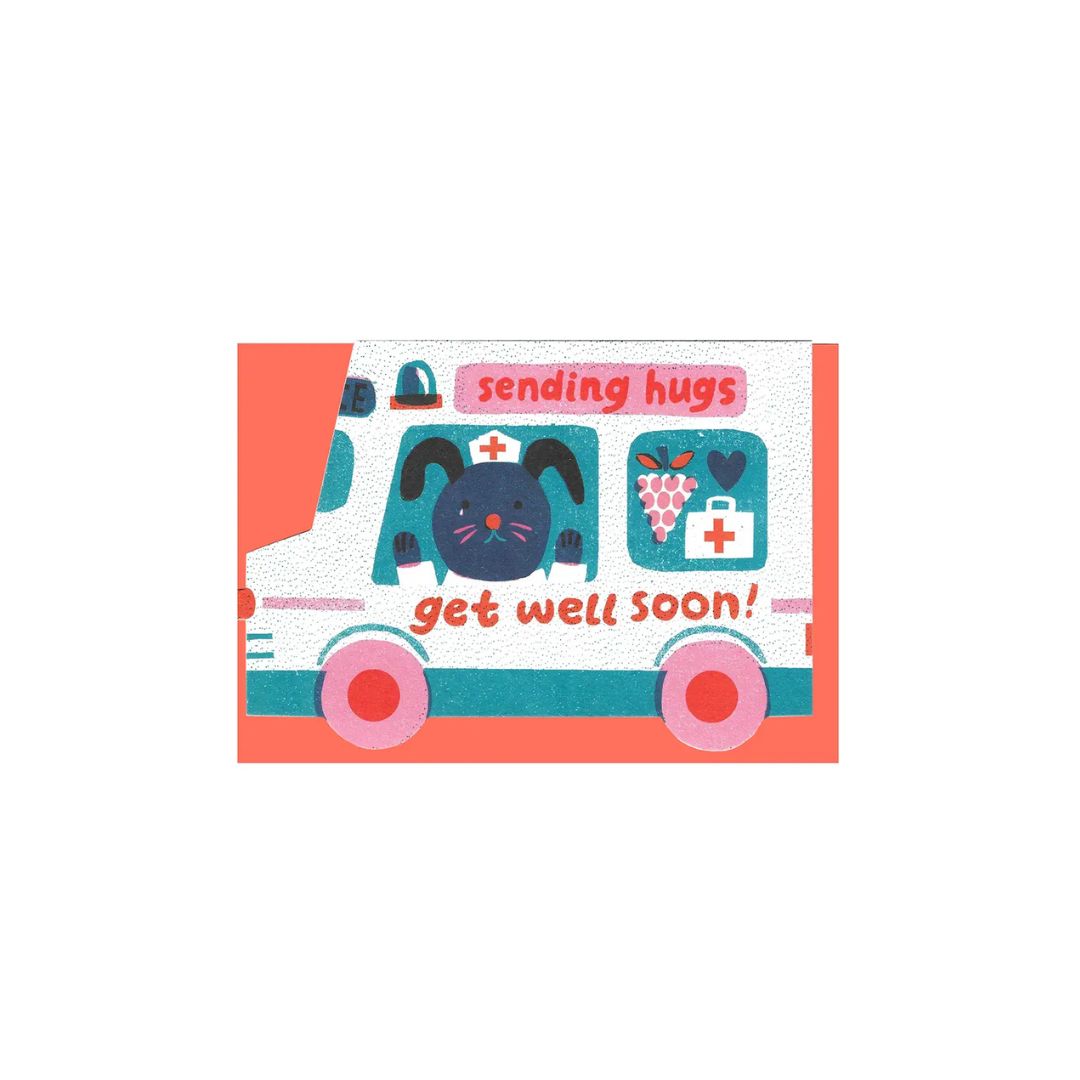 Ice Cream Van Die Cut Card