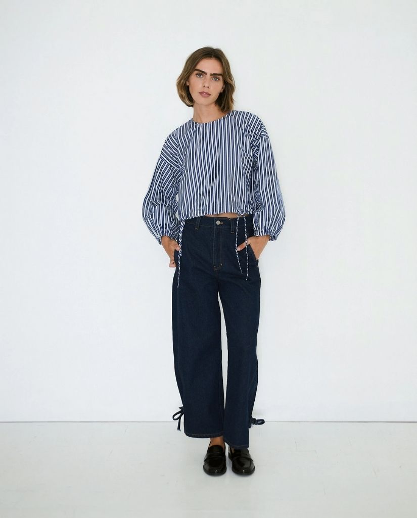 Lace Cutlines Denim